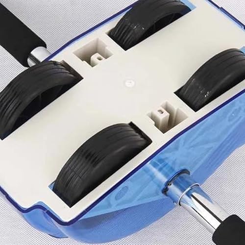 Miniatura 2 de Blue Four-wheel Ab Roller for Core Strengthening Ergonomic Non-slip Handles Lightweight Fitness Equipment for Home and Gym Exercise