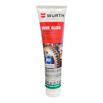 Listing For Wurth TRUE GLIDE Multipurpose Synthetic Grease, Heavy Duty PTFE Lubricant for Automotive, Electrical Use, Reduces Friction & Wear, Protects Against Rust & Corrosion 5.3oz 150g