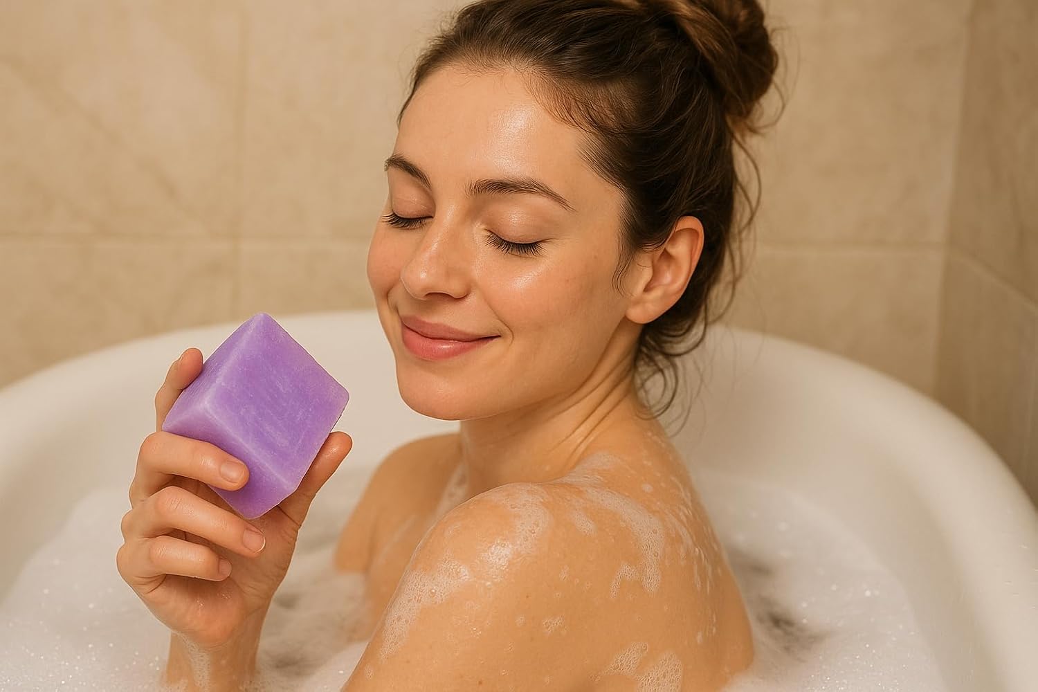 Argan Oil Soap 110g - Natural Face & Body Bar for Gentle Deep-Cleansing - Plant-Based Soap Bar for Men & Women, Ideal for all Skin Types image 5