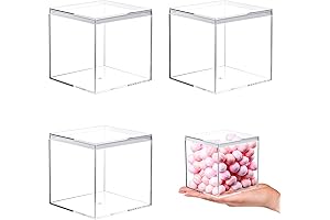 Cajas de acrílico transparentes para exhibición de joyas y más