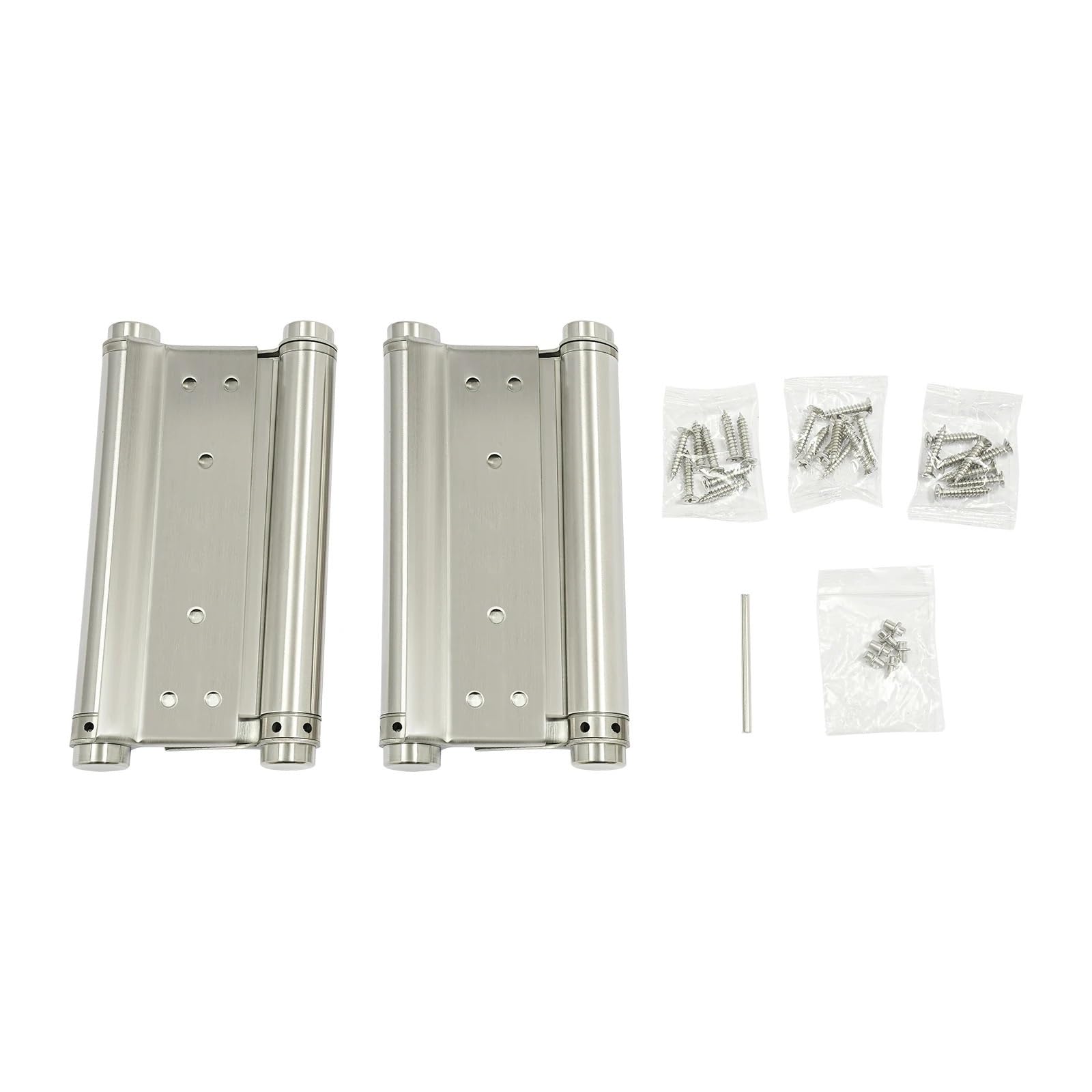 LYEUXHJPX 8 Inch Double Action Spring Hinge Saloon Cafe Door Swing 2Pcs
