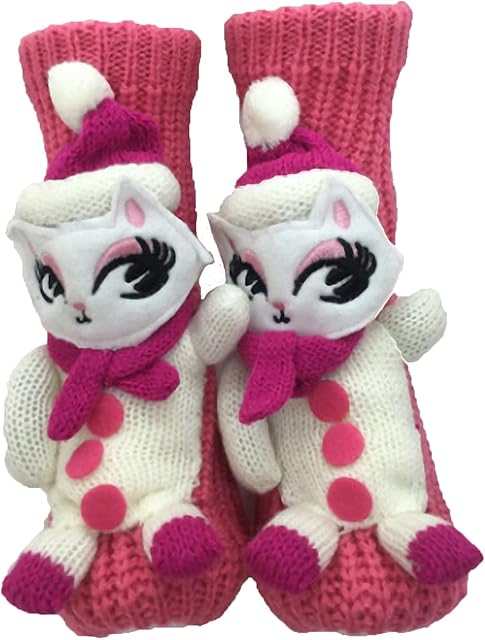 Ulalaza Non-slip Household Floor Socks Knit Sweater Casual Socks Slippers Socks for Women