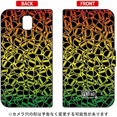 Yesno Flip Smartphone Case Sunglasses Rasta/for Galaxy Note III SCL22/au ASCL22-IJTC-401-N281