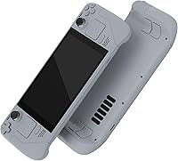 Vista 11 de eXtremeRate - Carcasa de repuesto de bricolaje con juego completo de botones para Steam Deck LCD, carcasa de repuesto personalizada para la parte