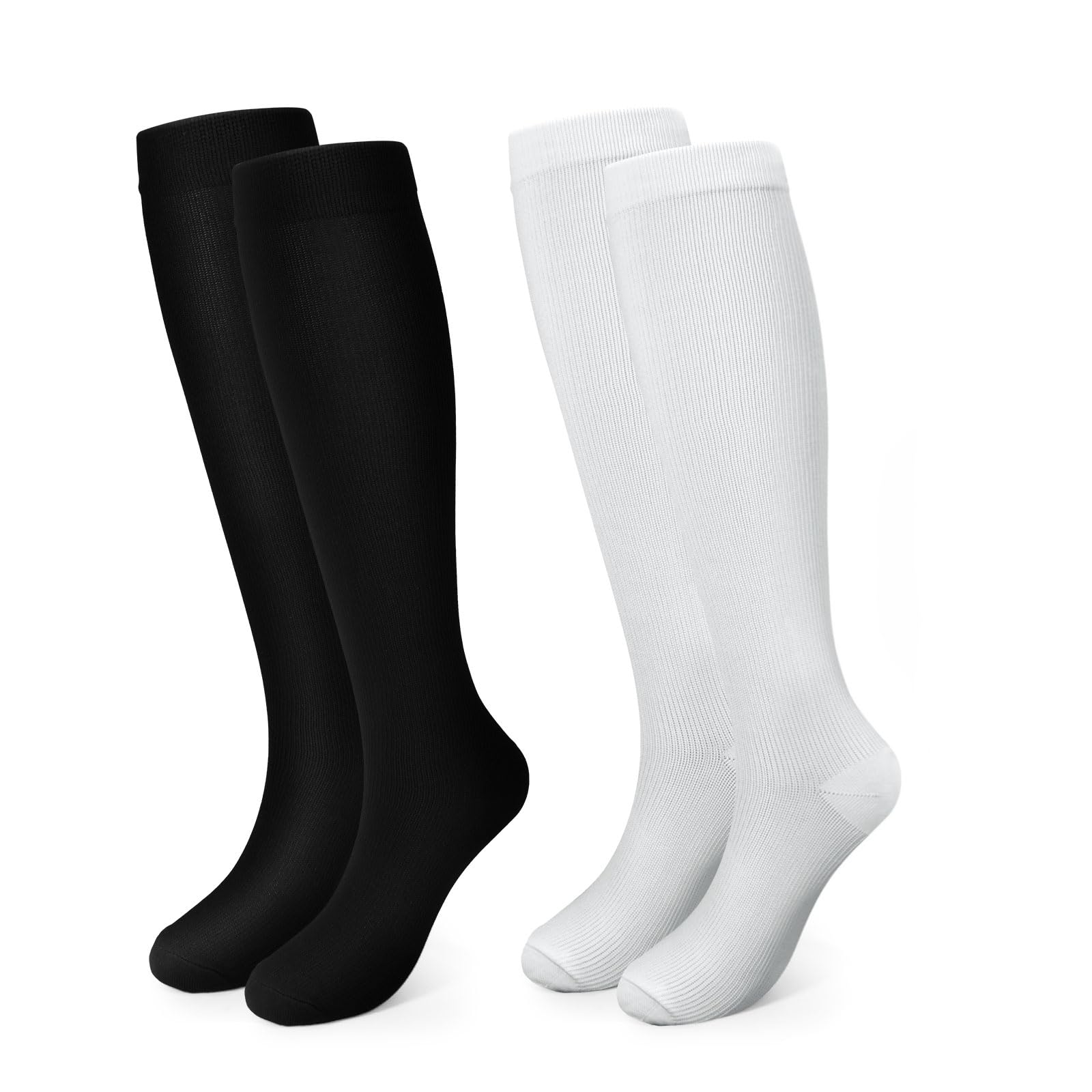 Pnosnesy Compression Socks, (2/4/6/7 Pairs) for Men & Women 15-20 mmHg is Best for Athletics, Running, Flight Travel, Support — view 17