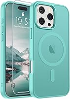 Vista 701 de SUPFINE Funda magnética para iPhone 11 con protector de pantalla (compatible con MagSafe) (protección contra caídas de grado militar), translúcida