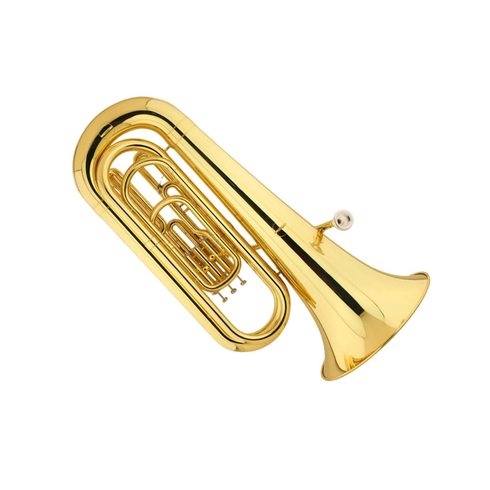 Euphonium Pour Les Débutants L'euphonium En Si Bémol Est Un Instrument À Trois Clés Une Grande Harpe Avec Des Instruments Verticaux En Laiton Laqué
