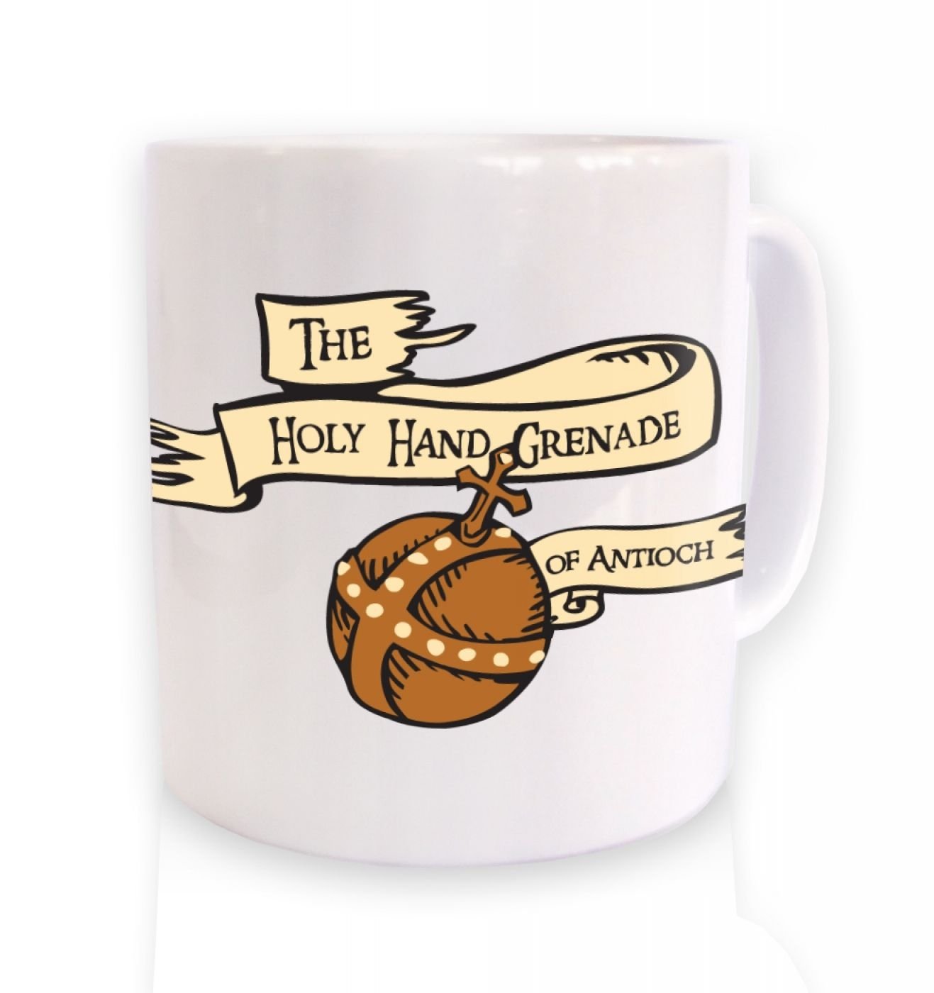 Geeky Mugs By Big Mouth White The Holy Hand Grenade Of Antioch Mug