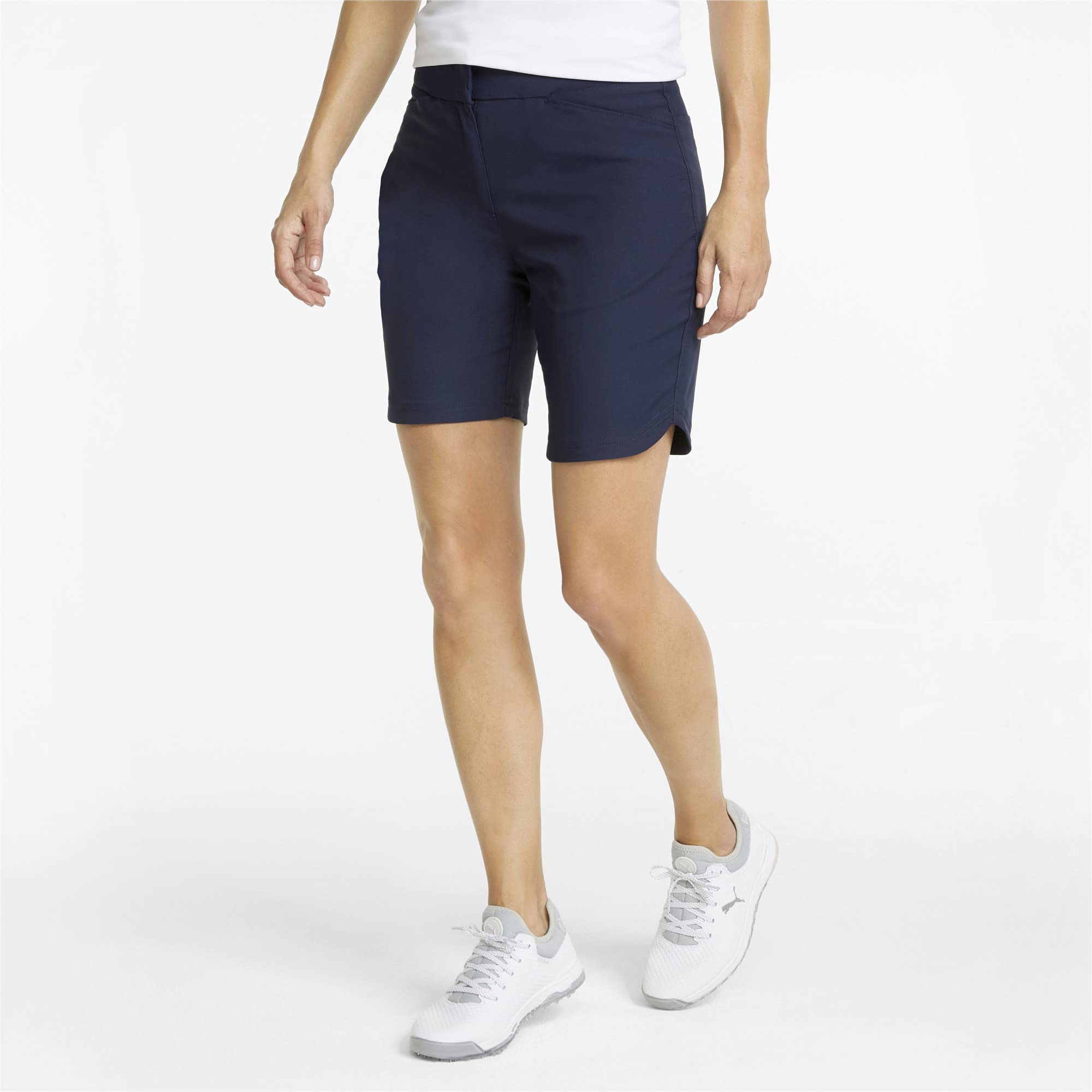 PUMA Short de Golf Bermuda Femme L Navy Blazer Blue