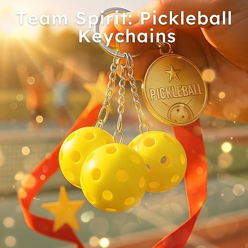 Miniatura 9 de Juego de llaveros de pickleball 8162448 - Regalos únicos divertidos para mujeres, hombres y amantes - Accesorios de equipo a granel para recuerdos