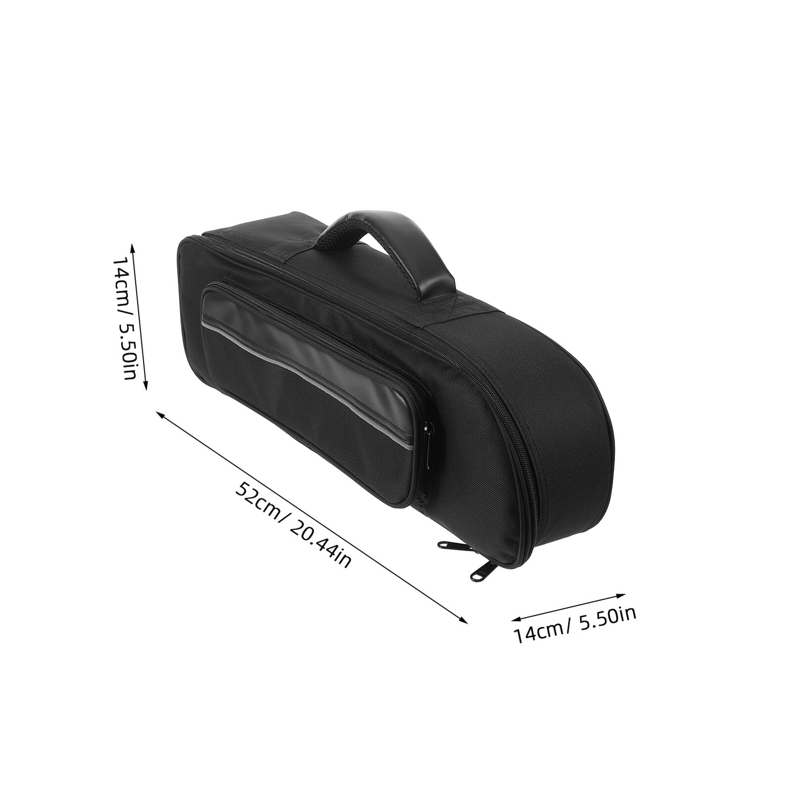 Borsa per Tromba Morbida Oxford Ultraresistente con Tracolla Regolabile e Tasca Porta Accessori Custodia Compatta da Viaggio per Studenti e Musicisti