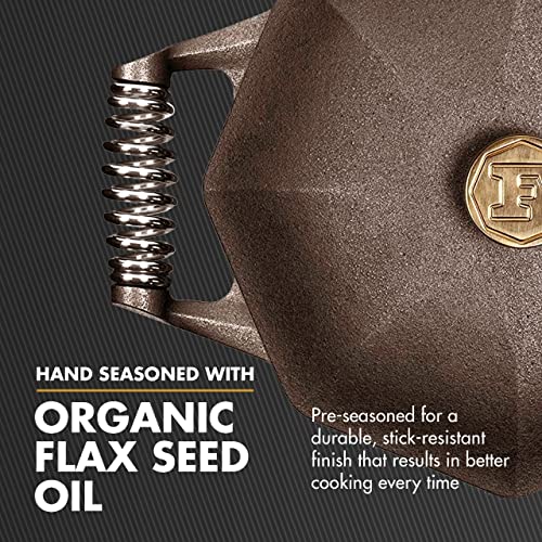 Finex 5-Quart Cast Iron Dutch Oven, Modern Heirloom, Handcrafted In The Usa, Pre-Seasoned With Organic Flaxseed Oil #TOP3