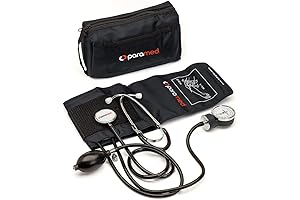 PARAMED Aneroid Sphygmomanometer - Manual Blood Pressure Cuff