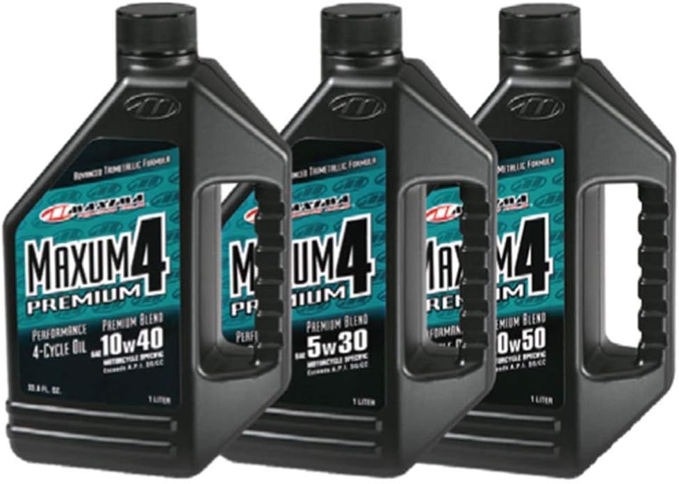 Maxima 34505 Premium4 10W-40 Motorcycle Engine Oil - 5 Gallon Pail