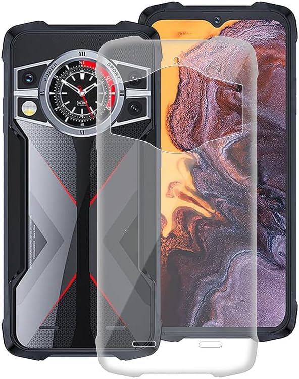 for Cubot Kingkong 9 Case, KJYFOANI [Anti-Yellowing] [Ultra-Thin Protection] Silicone Phone Case for Cubot Kingkong 9, Shockproof Bumper Cover for Women Men, Transparent (6.58") - Crystal Clear