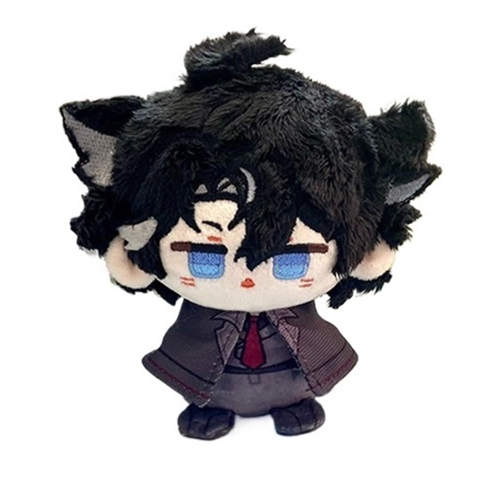 TOPLITHE Genshin Plush, 12CM Anime Plushie Toy Cute Soft Impact Stuffed Doll Keychain Carcoon Figure for Fans Gift(Wriothesley)
