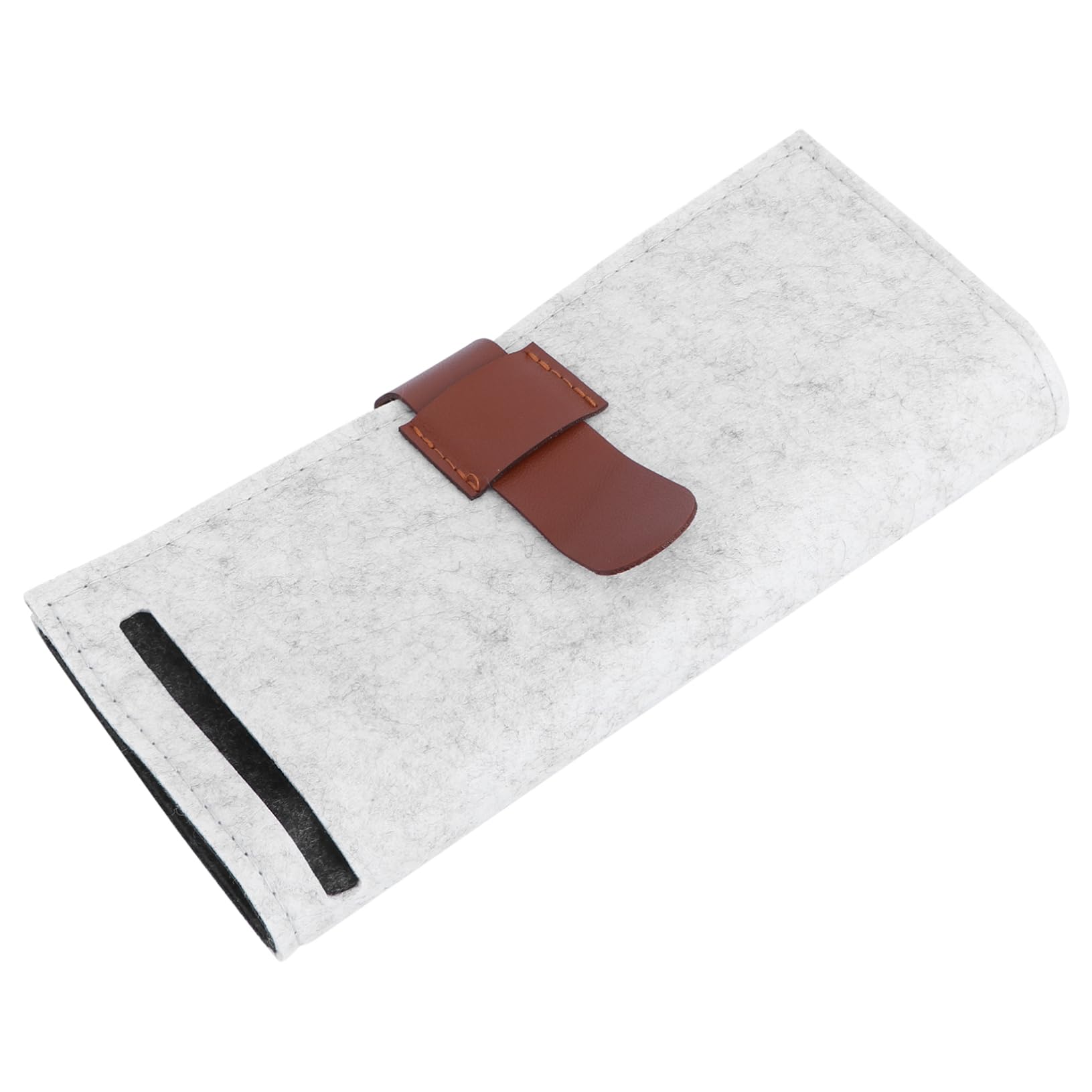 Ipetboom Jewelry Storage Bag Ring Earrings and Necklaces Holder Felt Jewelry Wrapping Roll Easy to Carry for Home or Travel