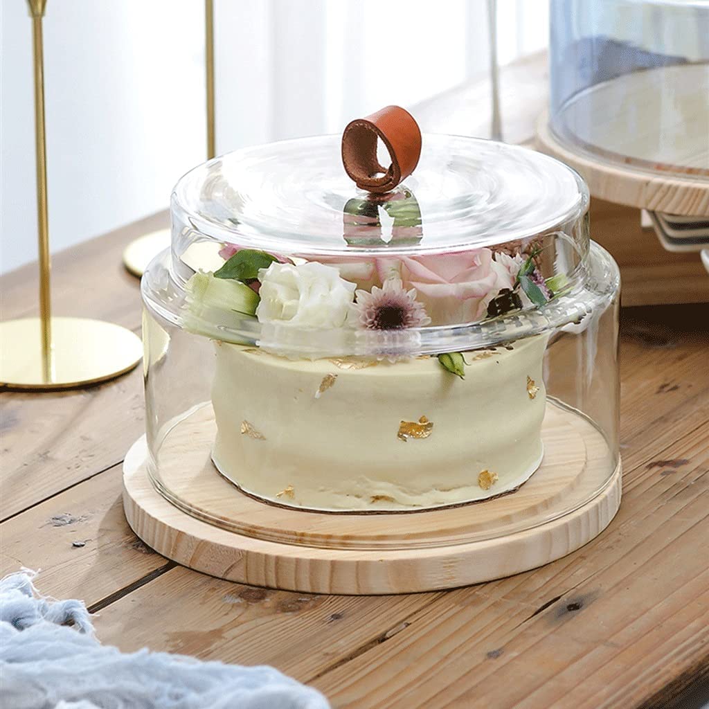 Patera na Owoce Miska na Owoce Kosz na Owoce Drewniane stojak na stojak z tableware Uchwyt na deser z pokrywką na popołudniowym herbatę Desery Desery Design Stojak na Owoce Koszyk Na Owoce ( Size : B