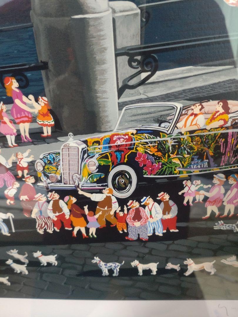 Amazon.co.jp: 真作 保存状態◎ ヒロヤマガタ アースリーパラダイス 真