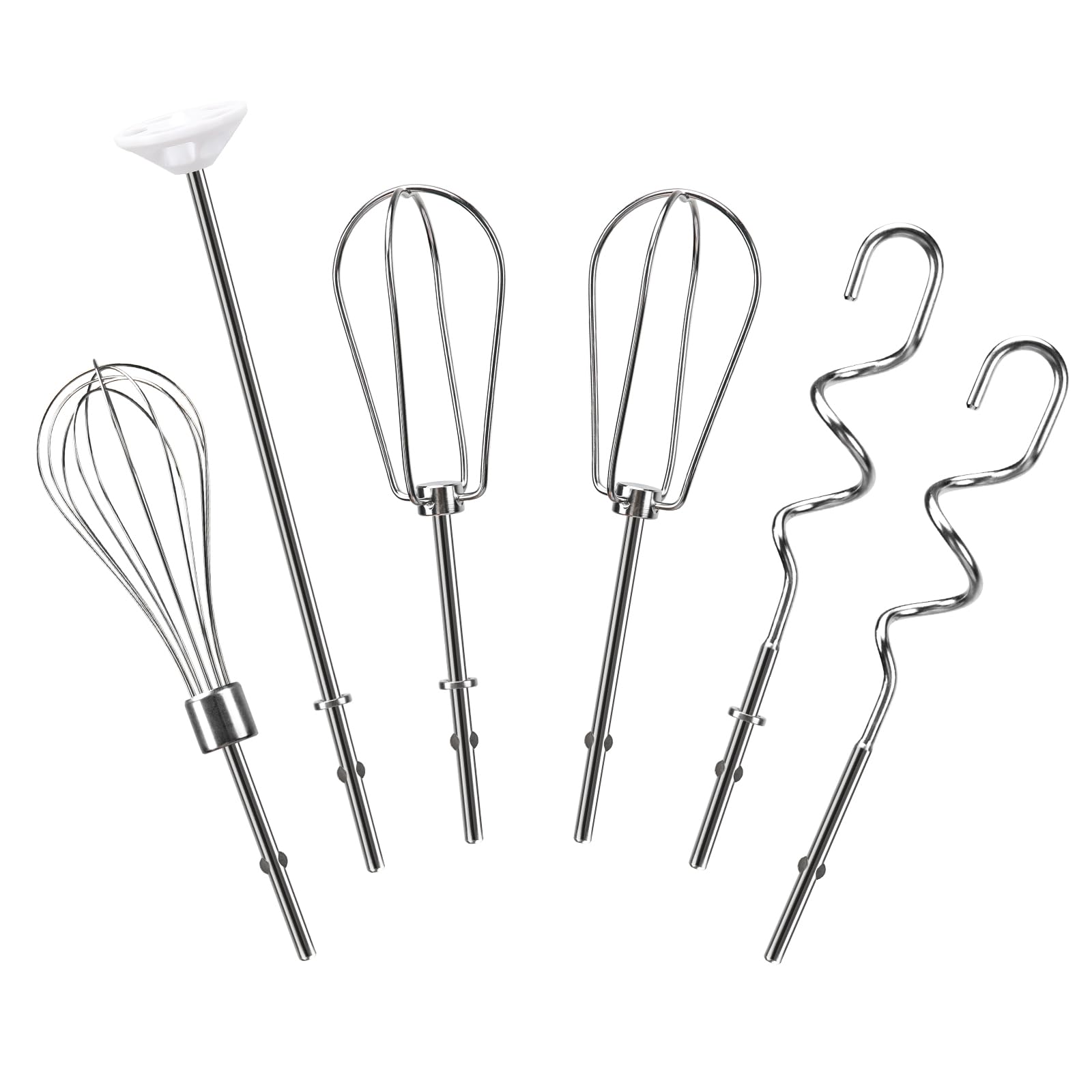Hand Mixer Beaters Attachments for Kitchenaid Whisk Beater Dough Hook Blending Rod Stainless Steel Hand Mixers Blender Accessories