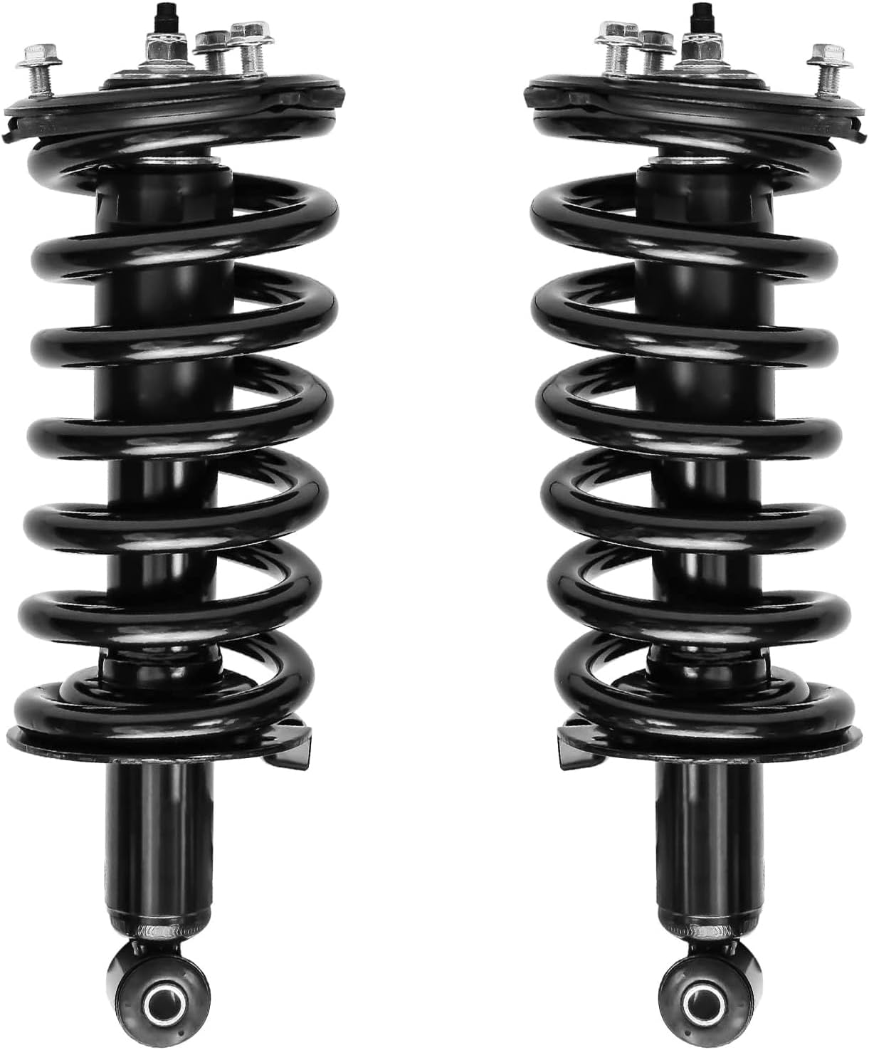 Detroit Axle - 4WD Front End Suspension Kit for 08-10 Infiniti QX56, 08-12 Nissan Armada Titan, Wheel Bearing Hubs Struts Upper Control Arms Tie Rods Boots Sway Bars Lower Ball Joints Replacement
