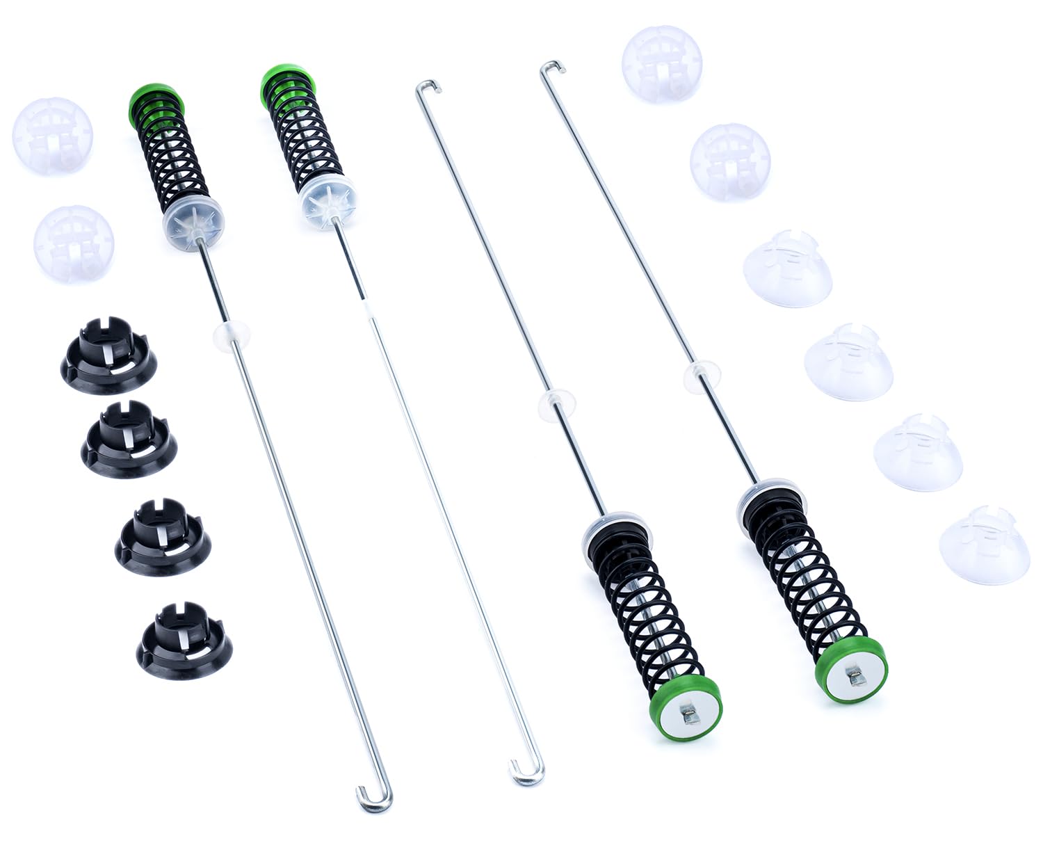 Washer Suspension Rod Kit W11130362 Compatible with Whirlpool Maytag Kenmore Washer WTW5000DW2 MVWX655DW1 WTW5000DW1 WTW5000DW3 MVWC565FW1, Replaces W10594080 W10735786 W10748956 (2 Pcs)