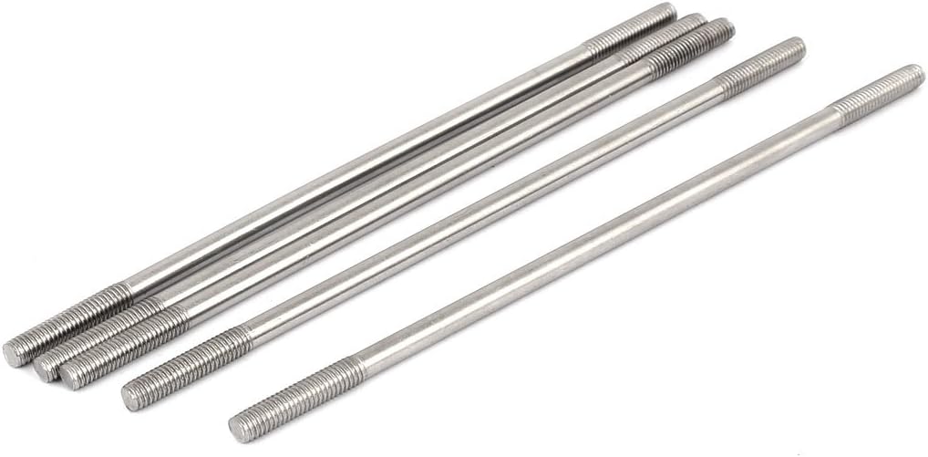 Boulons à goujon à barre en acier inoxydable 304, M6, M8, filetage