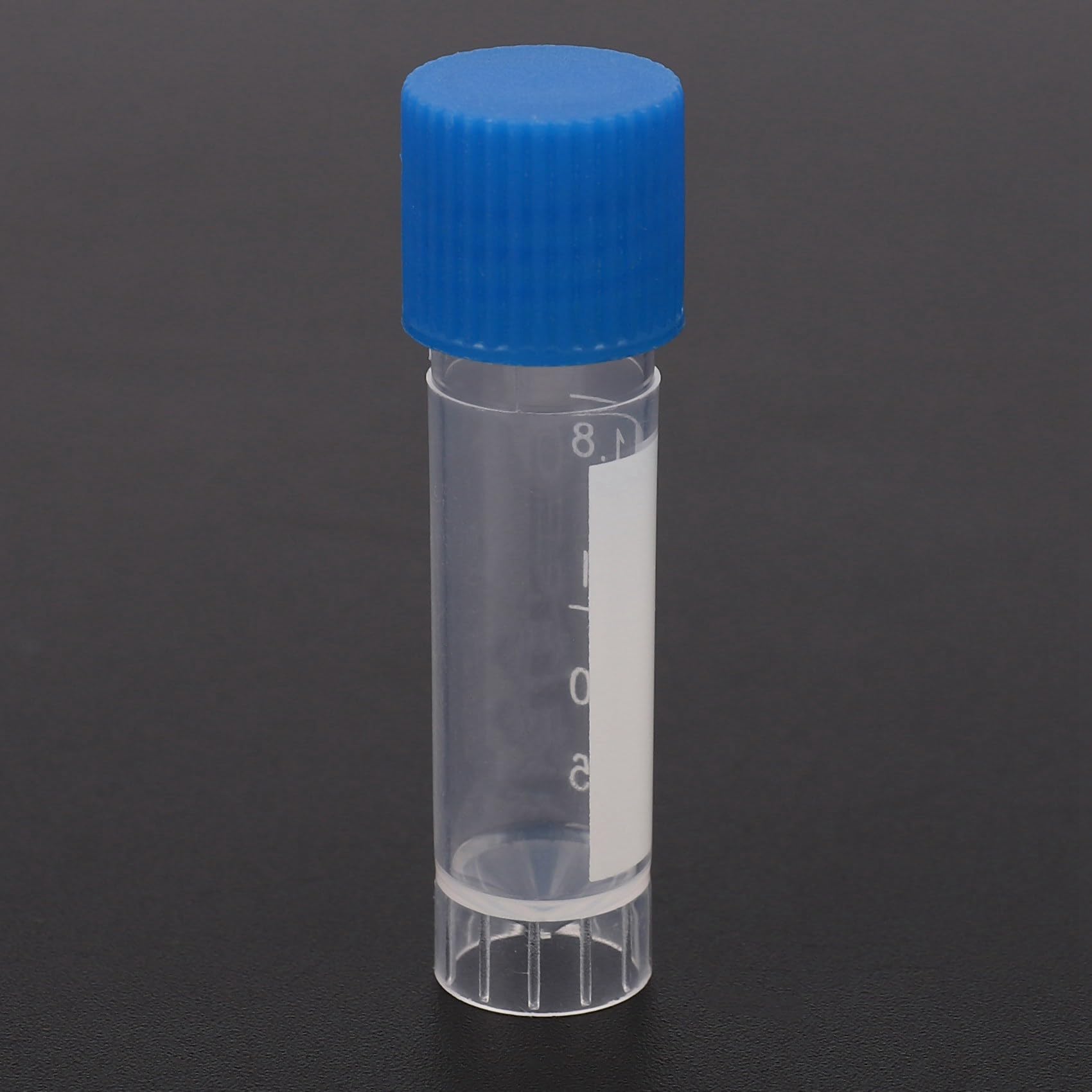 1000Pcs 1.8Ml Plástico Graduado 0.063Oz Tubo de Muestra de Tubo de Ensayo Criovial con Tapa de Sellado