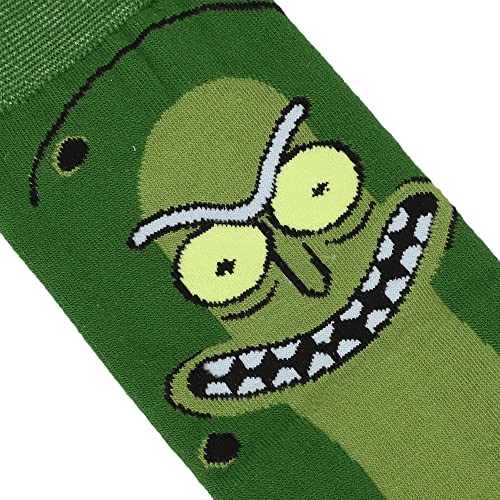 Rick & Morty Animigos Personagens Meias Masculinas Casuais Pacote com 3, Multicolorido., Tamanho Úni