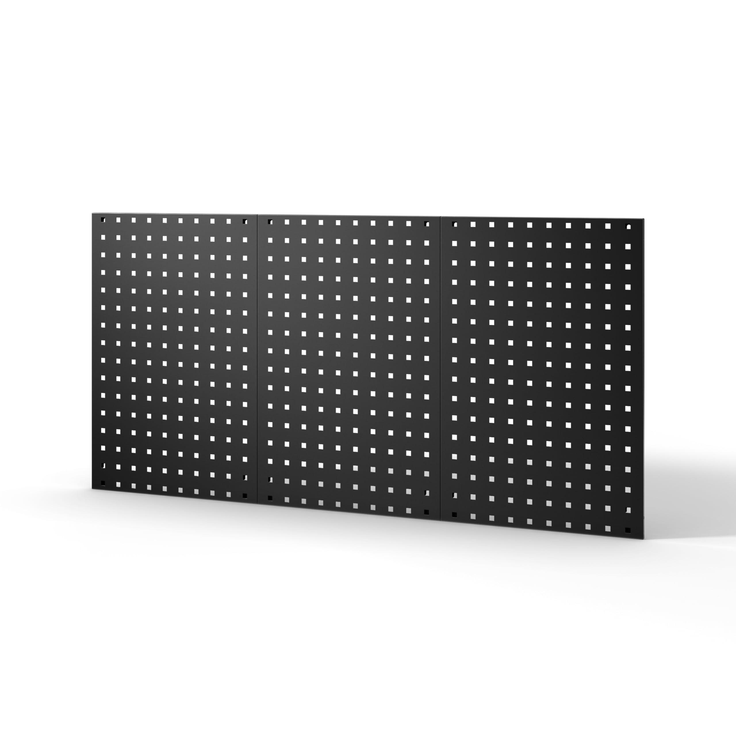 Jan Nowak Werkzeugwand Lochwand Werkstattwand Wandregal Modular Metall Kratzresistent Pulverbeschichtet 1200 x 600 x 10 mm (Schwarz)