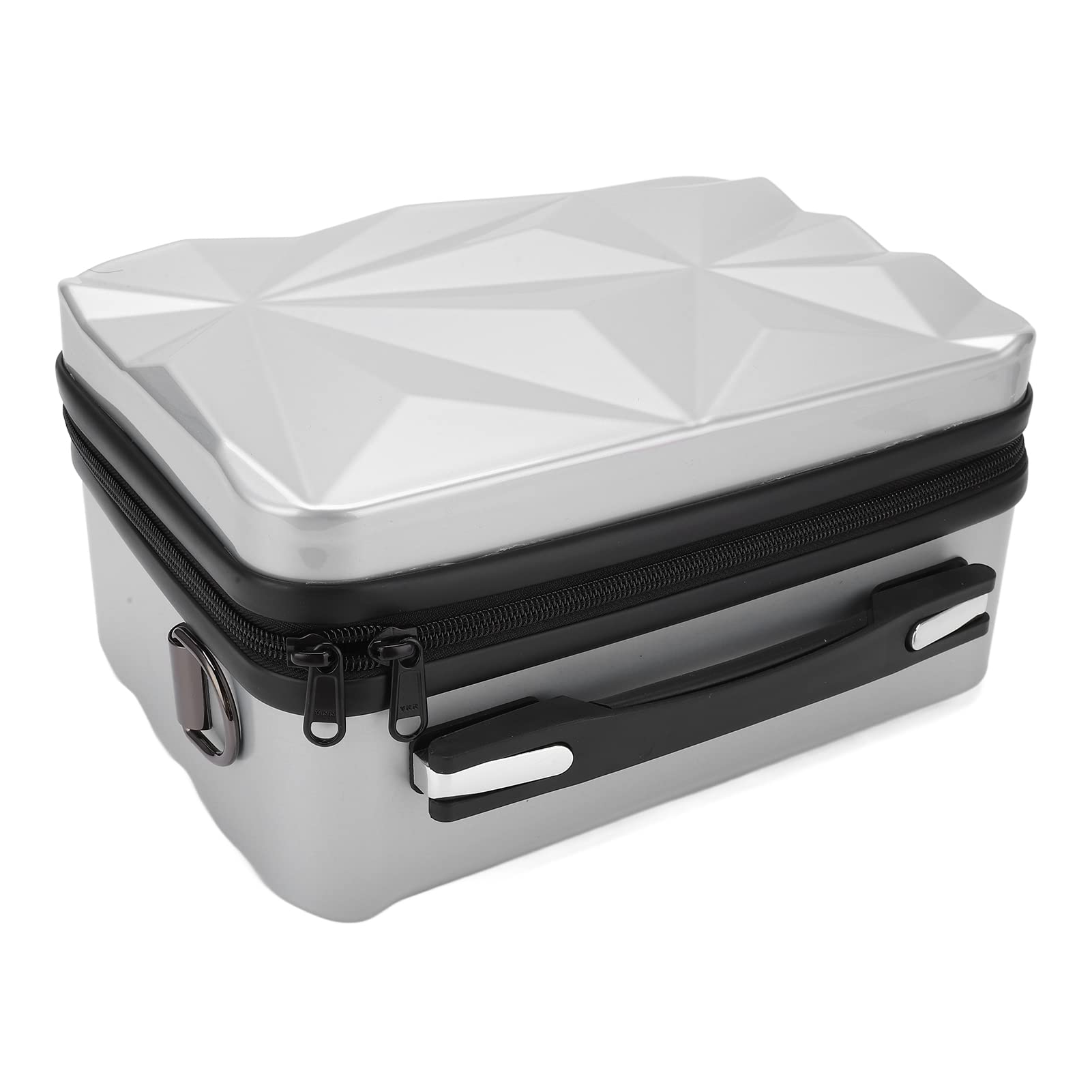 plplaaoo Borsa a tracolla impermeabile per drone Borsa a tracolla rigida Borsa da trasporto portatile per 3 Drone Materiale ABS EVA 29,5x23x14,5 cm (Argento)