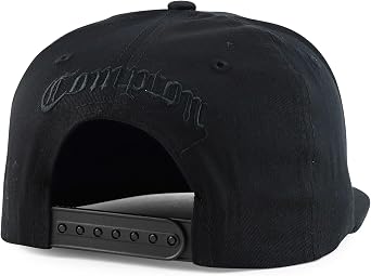Trendy Apparel Shop 3D Compton Old English Font Embroidered Flat Bill Snapback Cap