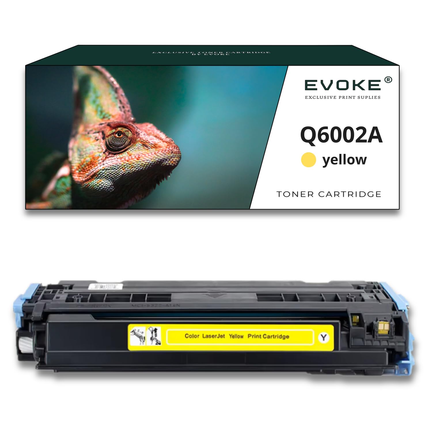 EVOKE Q6000A Q6001A Q6002A Q6003A Toner Kompatybilny z HP Color Laserjet 1600 2600 2605 CM1015 CM1017 (Zestaw CMYK) 8500 Stron