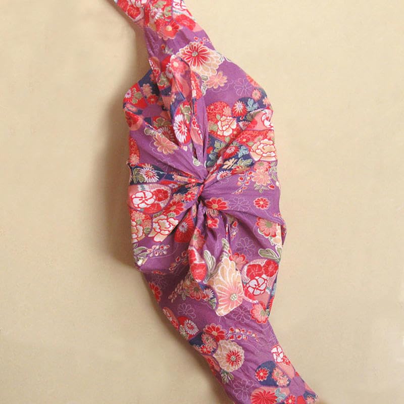 Japan Wrap The Cloth Cotton Line, 53 * 53CM 5/10 szt. Kwiatowa wielokrotnego użytku tkanina do pakowania(10pcs)