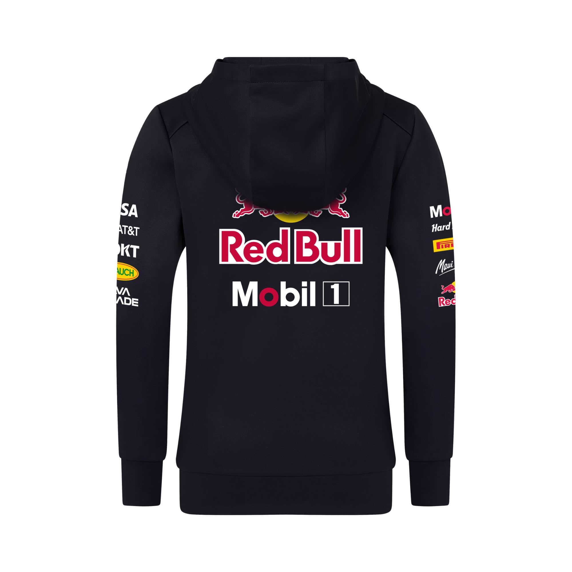 Red Bull ENERGY WEAR Oracle RB Racing Kinder Replica Zip Hoodie Blau | Offizieller Formel 1 Fanartikel - 91% Polyester, 9% Elastan - von - mit durchgehendem Reißverschluss - Kapuze