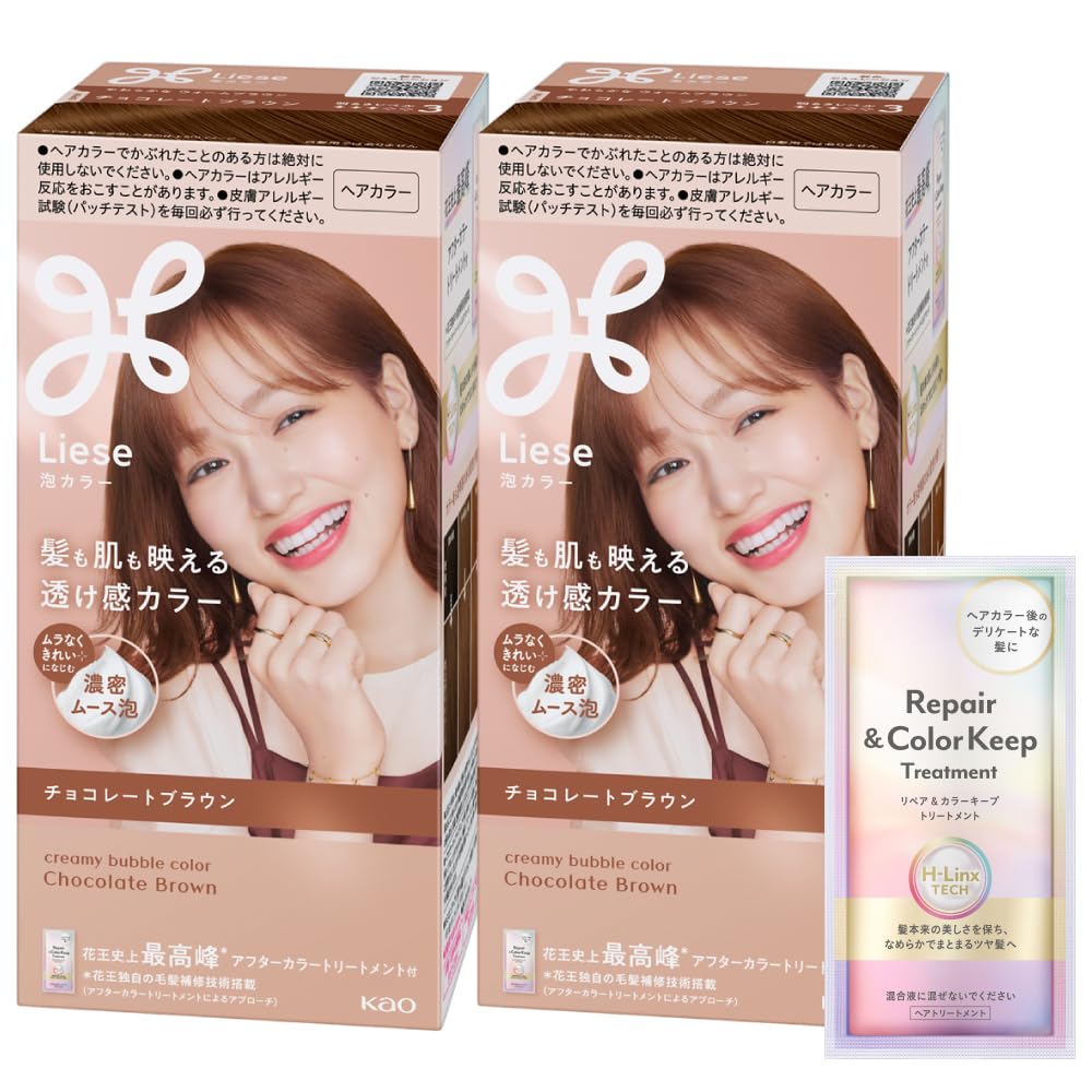 Amazon | リーゼ 泡カラー チョコレートブラウン 黒髪用ヘアカラー