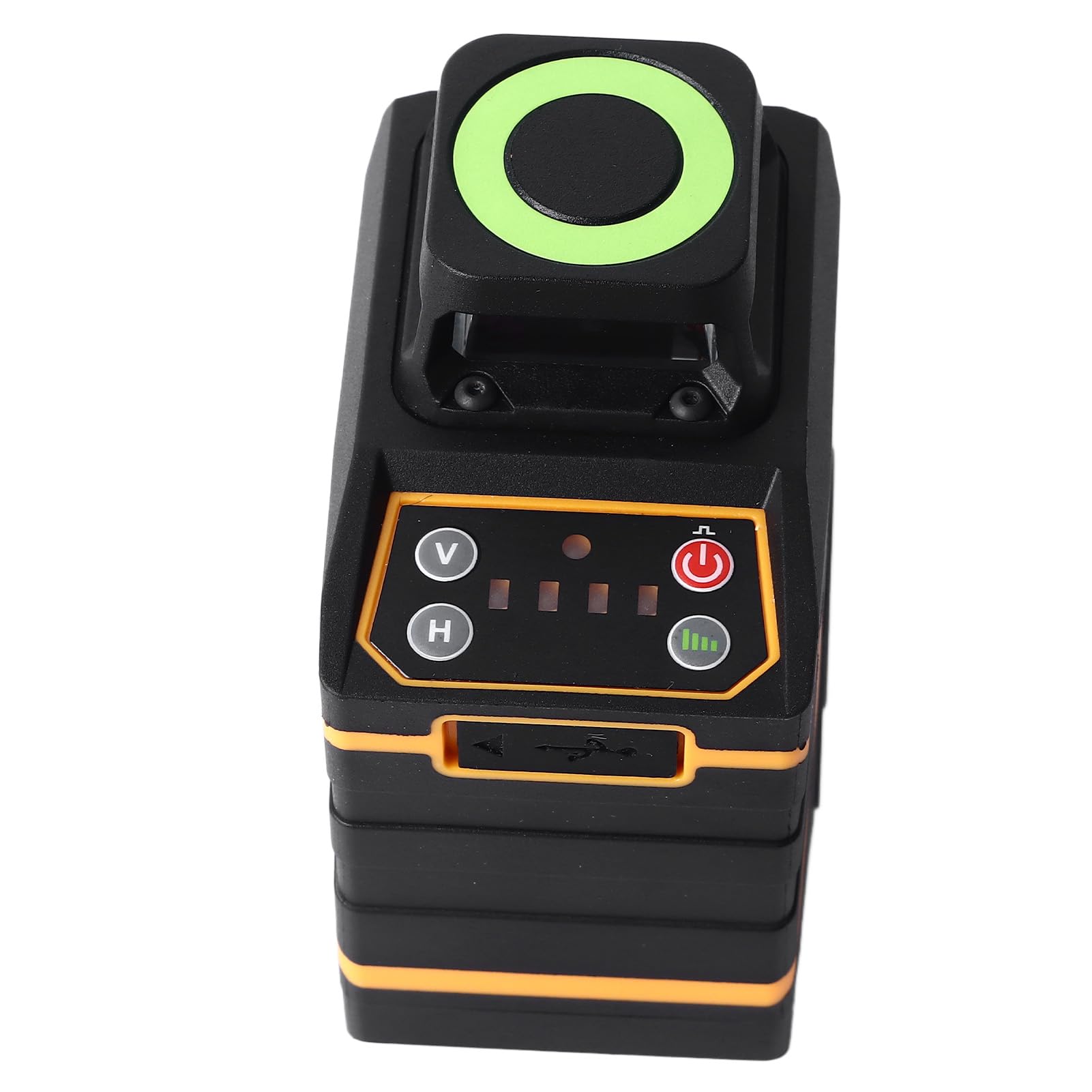 Nivelador de Línea Láser, Herramienta de Nivel de Haz Verde Autonivelante de 360 ​​grados con Autonivelación Automática y 4 Modos, para Decoración Interior y Exterior
