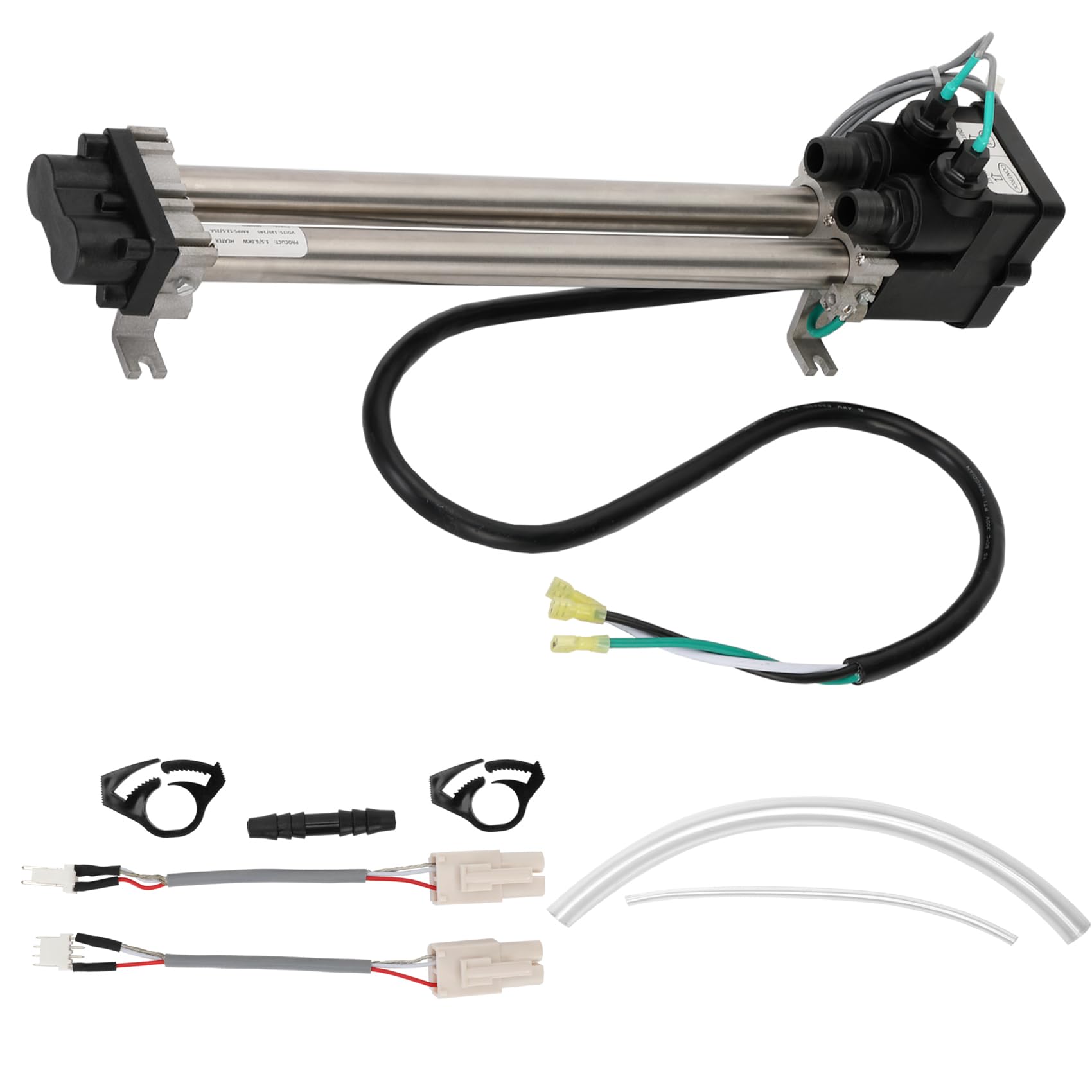 6kw 240v 26-c3160-1s double-barrel low-flow heater with sensors, 73790 heater compatible with 1995+hot spring/tiger river/watkins/, replace 7211, c3160-1, c3564-1, pdr auto reset, 120v,1.5kw