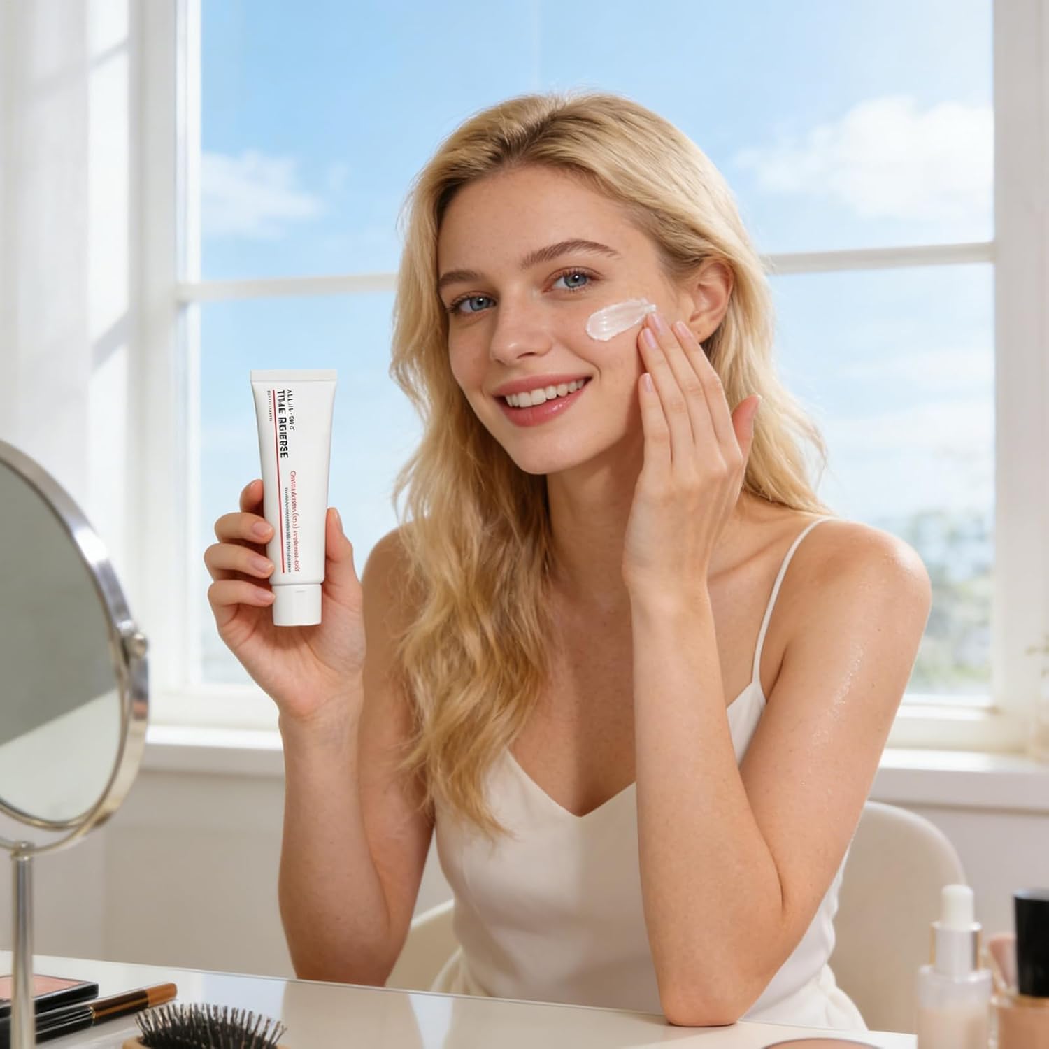 Koriderm Time Reverse Cream All in One,hidratante, Revitalizante Y Antiarrugas, Aumenta La Luminosidad Del Rostro (2 PCS)
