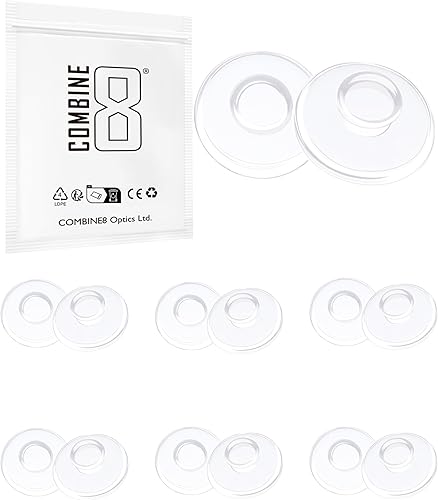 6 pares de almohadillas redondas de silicona suave y transparente para la nariz, almohadillas antideslizantes para puente nasal para lentes de sol