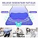 Egg Gel Seat Cushion, Breathable Gel Cushion Chair Pads with Non-Slip Cover for Home Office Car Wheelchair, Honeycomb Design Egg Seat Cushion As Seen On TV