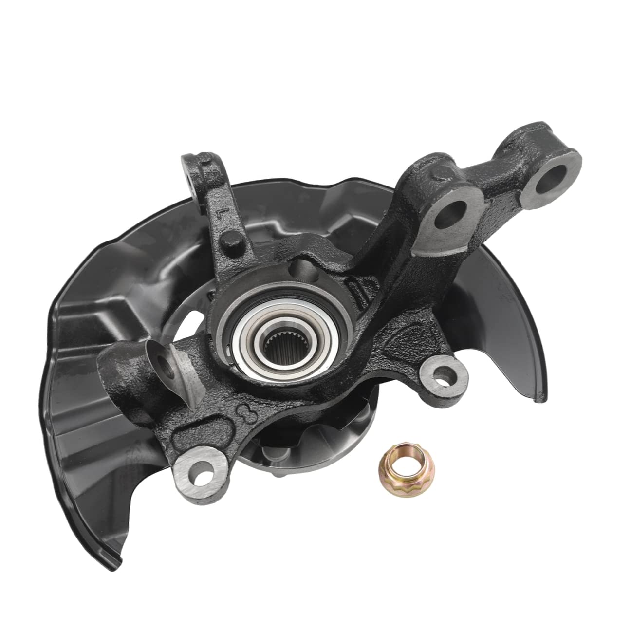 Front Left Complete Wheel Hub Bearing Steering Knuckle