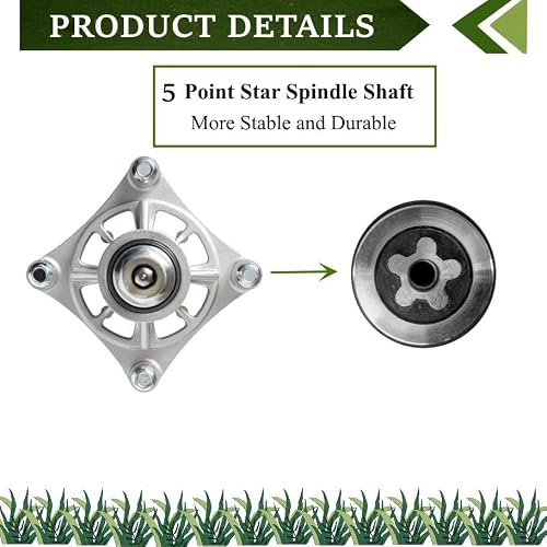 Mklgmytsy Lawn Mower Spindle Assembly Fit For Husqvarna 187292 192870 532187281 532187292 567253301 587819701 587125401Fit Husqvarna 42" 46" 48" 54" Mower Deck #TOP3