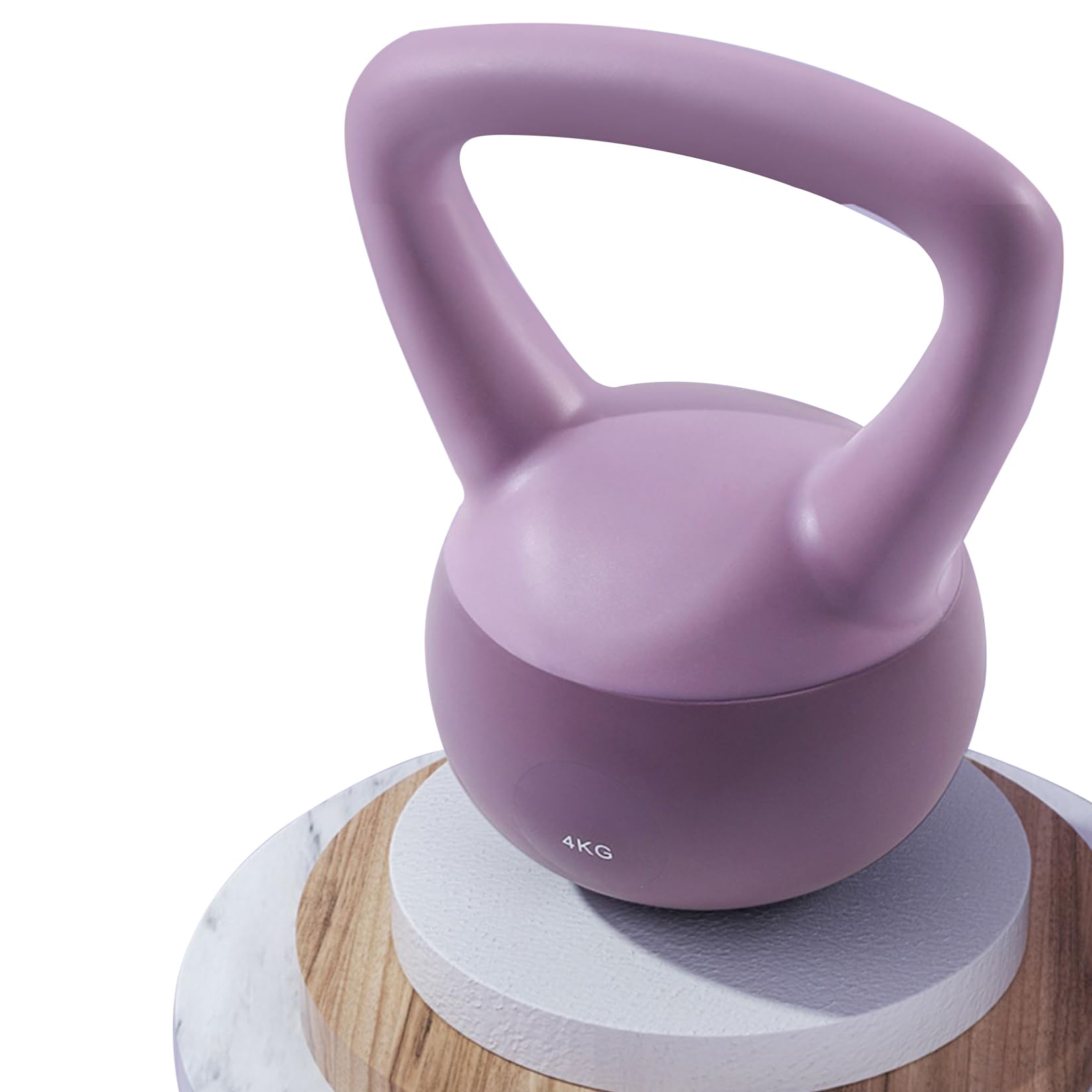 Pesa Rusa,Soft Kettlebell,Con Mango Más Ancho,Relleno de Arena de Acero,Base Acolchada de Superficie Blanda,Silenciosas,Protegen el Suelo,4kg,6kg,8kg,10kg