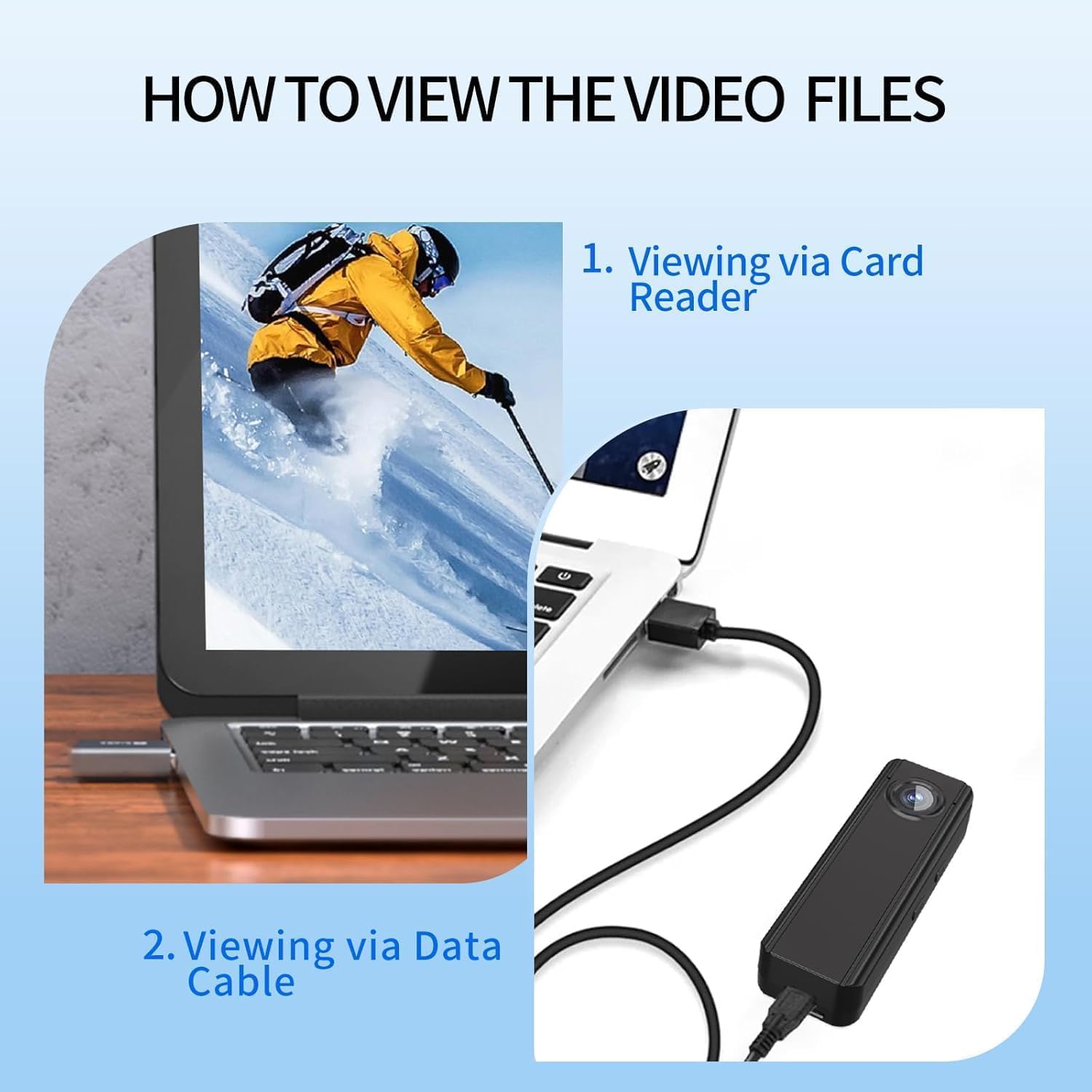Wearable Body Worn Camera 16GB Mini Action Camera 64GB, 4K 30FPS Body Cam, Wearable Hands Free Sports Camera with Magnetic Back Clip, Body Cam POV Records Using for Traveling Cycling Vlogging