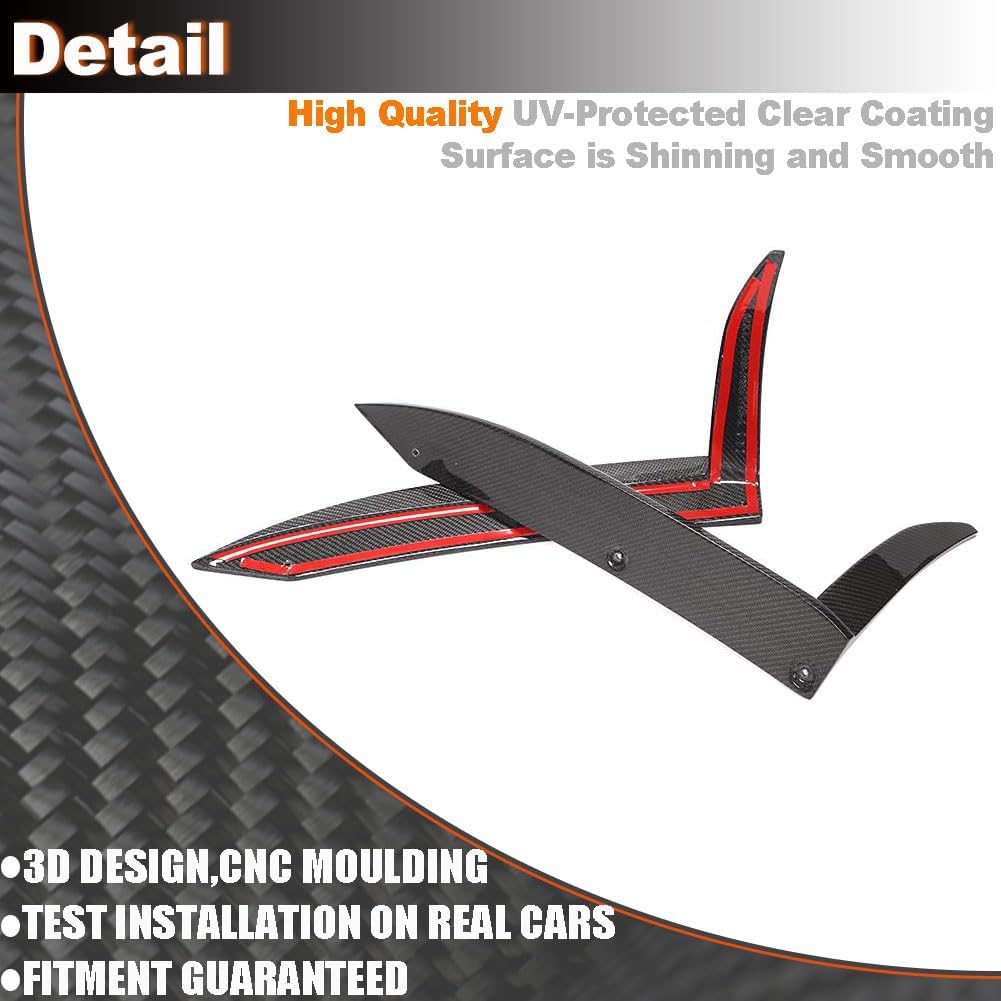 Real Carbon Fiber Rear Bumper Splitters for Porsche 911 Carrera 4 GTS 2017 Rear Bumper Fins Bumper Canards Factory Outlet