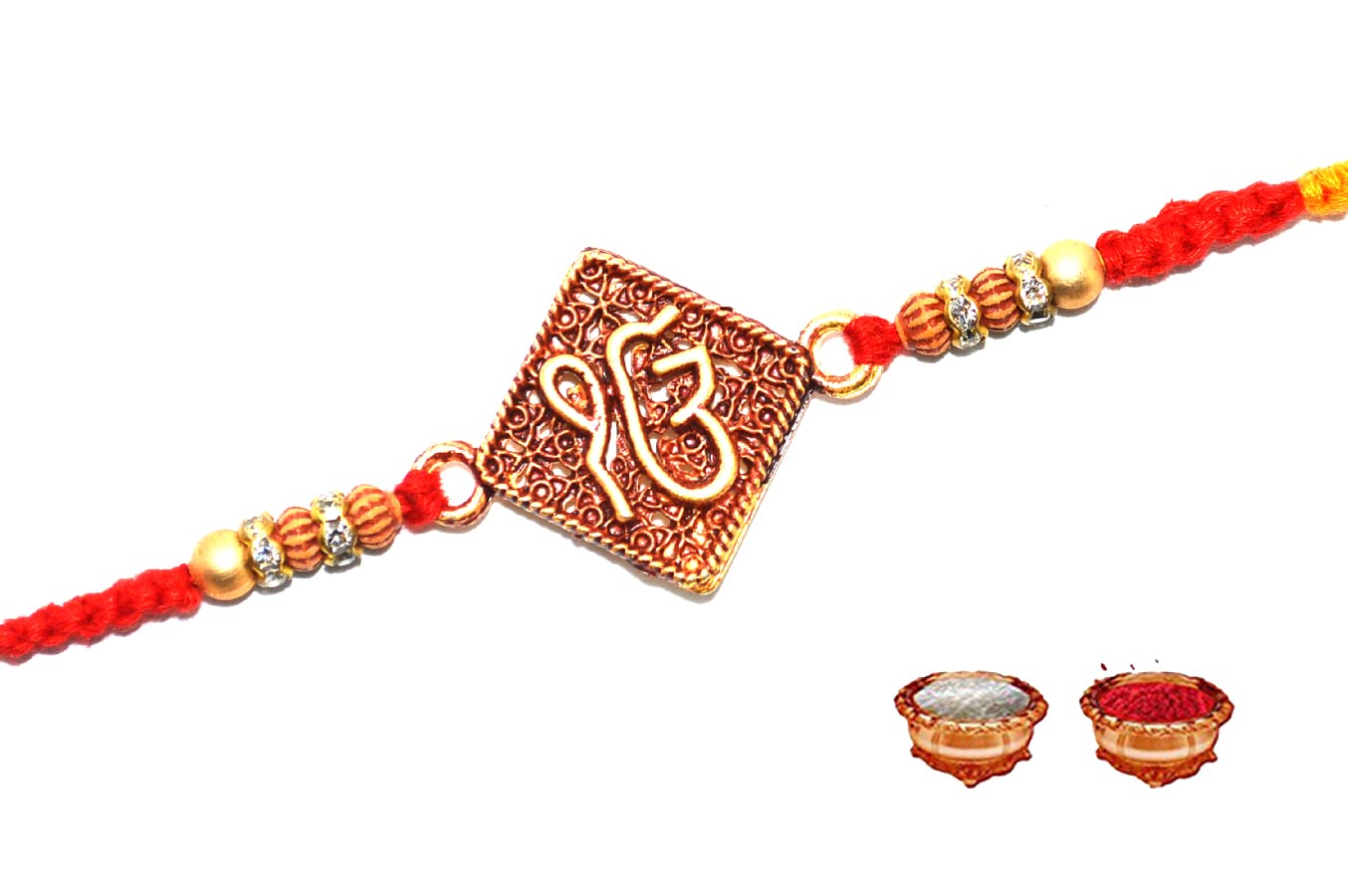 Ek Onkar Rakhi for Brother | Designer Bracelet For Rakshabandhan | Traditional Design Handmade Rakhi | Traditional Rakhi Thread | Ek Onkar Raki