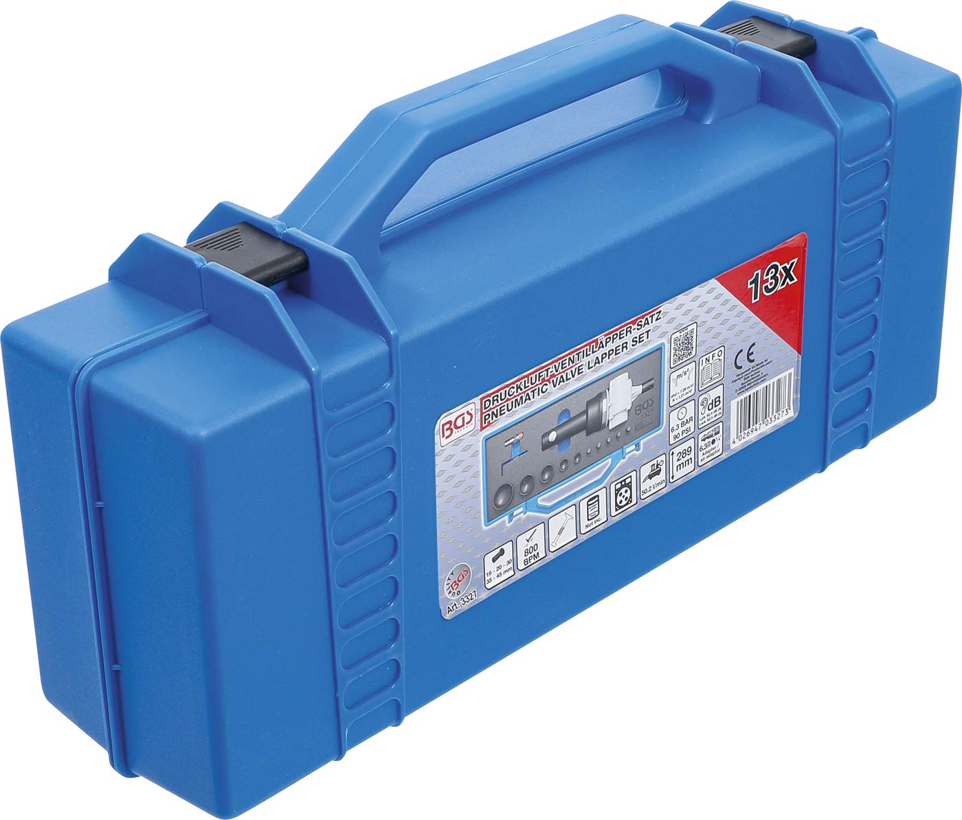 BGS 3327 | Set pneumatico per valvole con ventose | 13 pz.