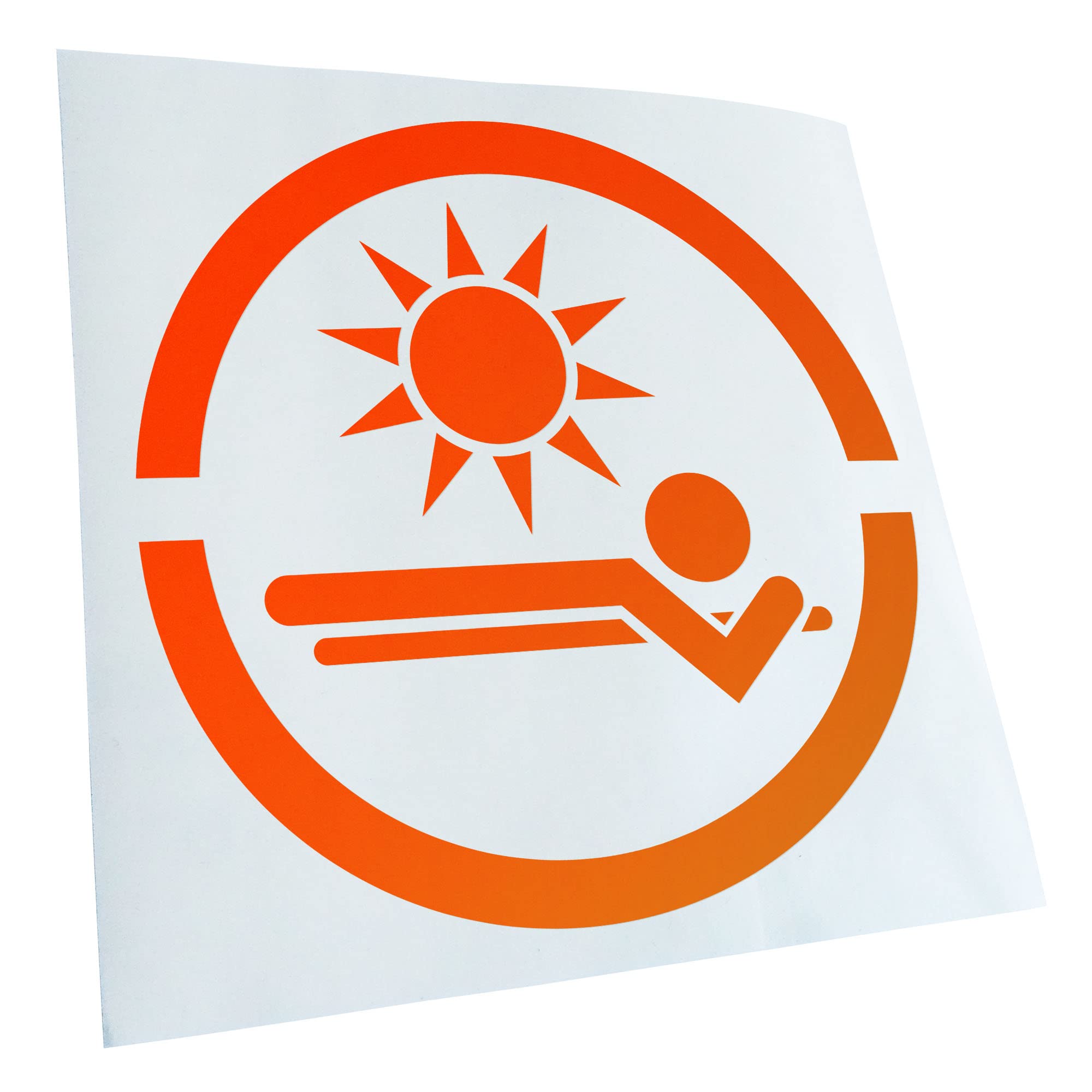 Kiwistar - Car Sticker – Sun Salon Sticker for Car, Laptop, Bike, Truck, Motorcycle, Multicolor, JDM Decal Racing