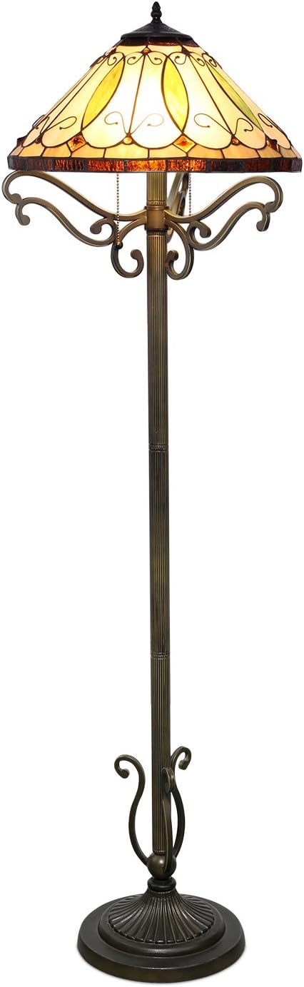 Serena D'italia Arroyo Tiffany Style Floor Lamp